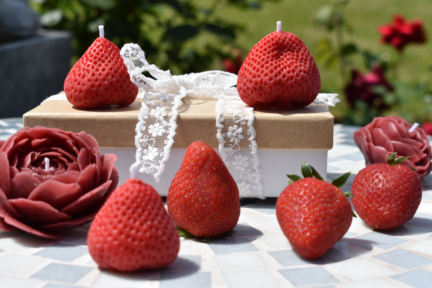Bougies Fraises DT Candles