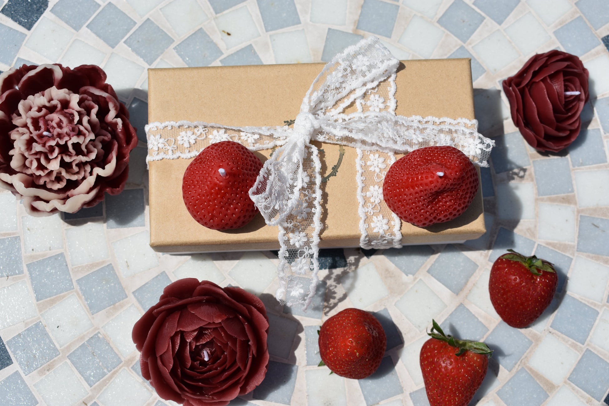 Bougies Fraises DT Candles