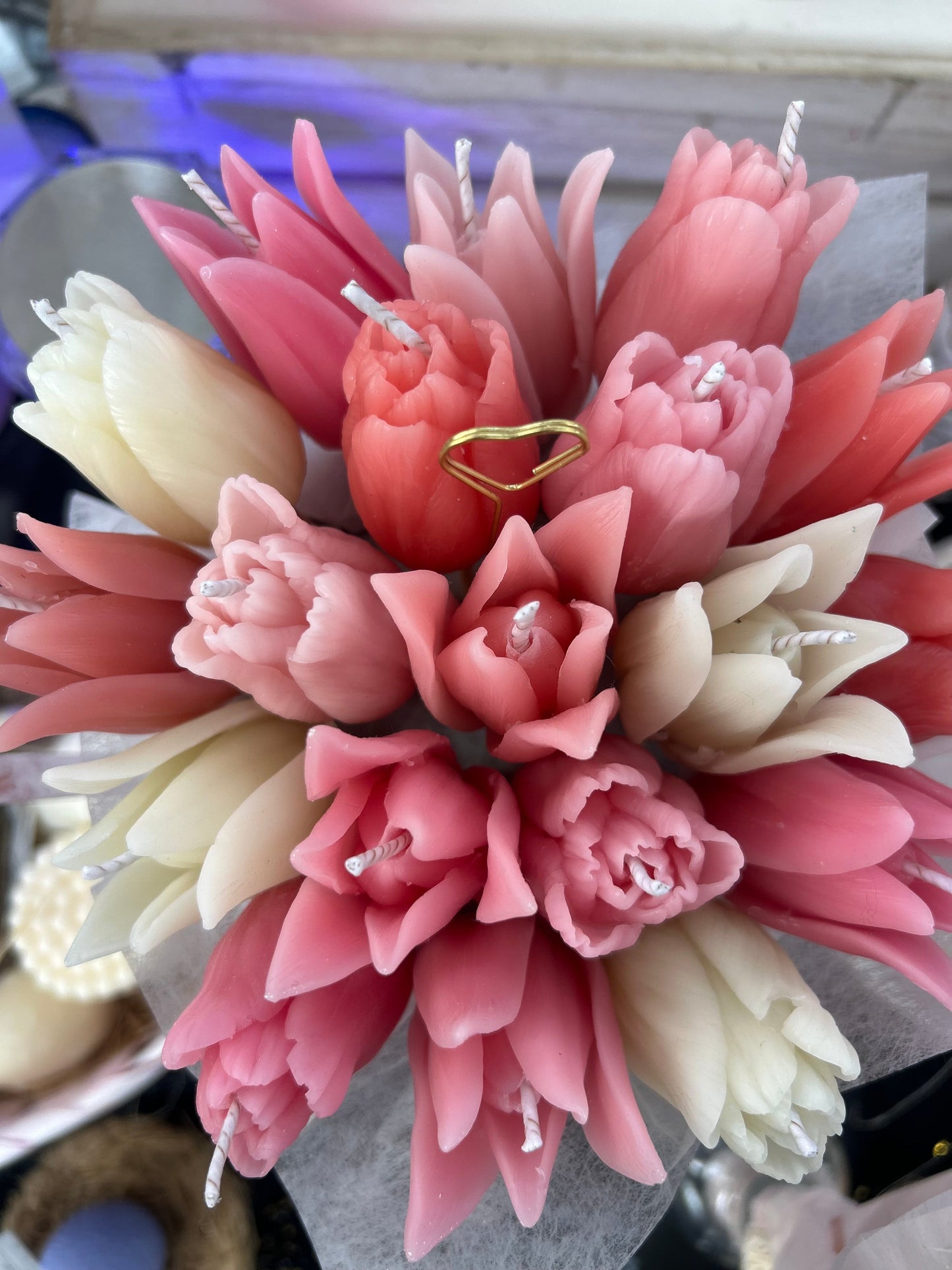 Tulip Bloom – Bouquet de Bougies Tulipes en Cire d’Abeille DT Candles