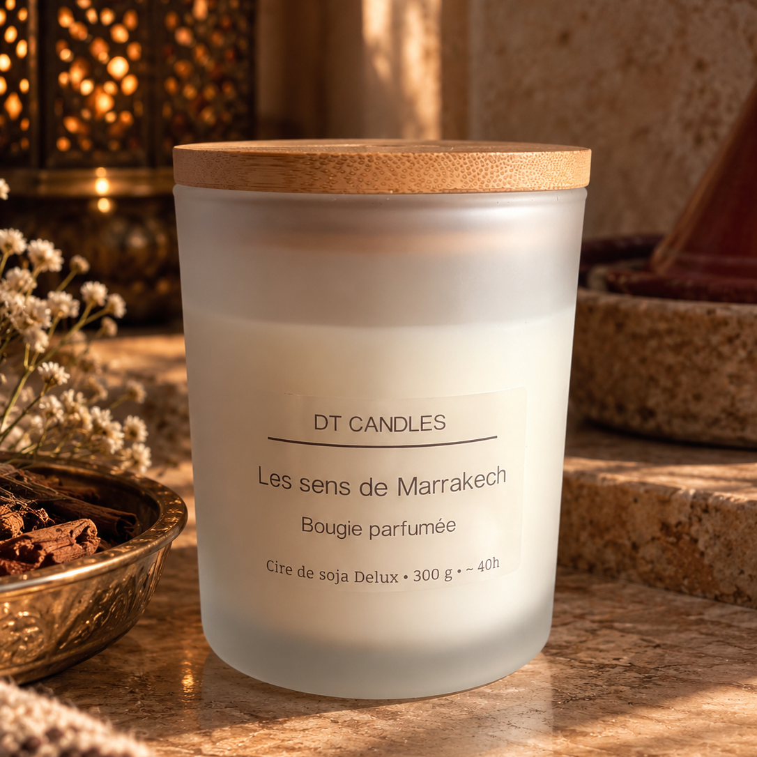 Bougie parfumée Les sens de Marrakech DT Candles