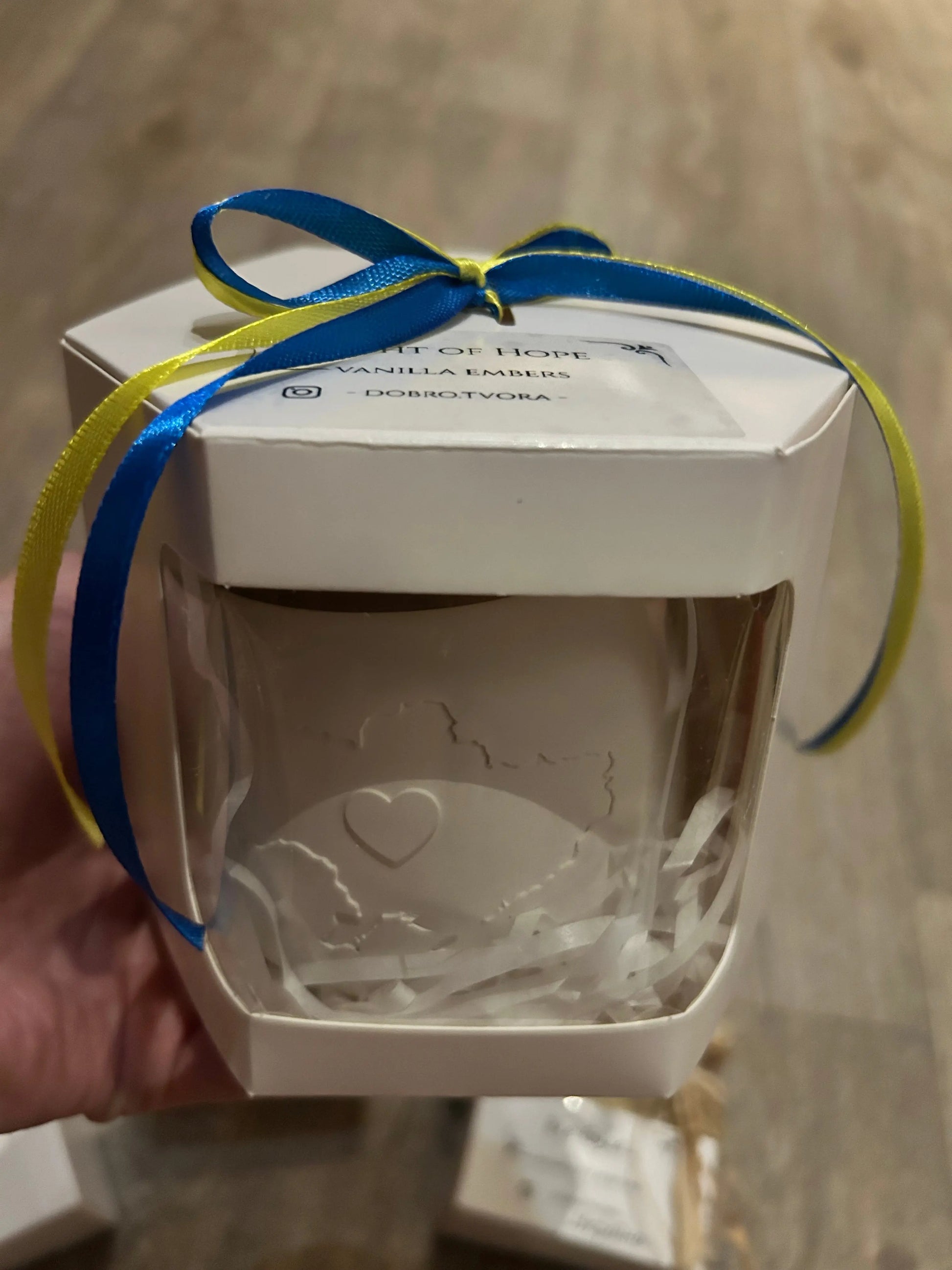 Heart of Ukraine – Symbolic Scented Candle - DT Candles