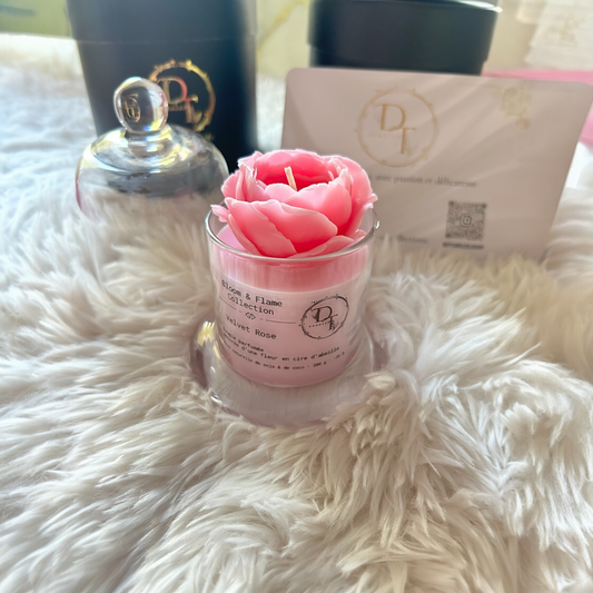 Bloom and Flame - Velvet Rose Bougie