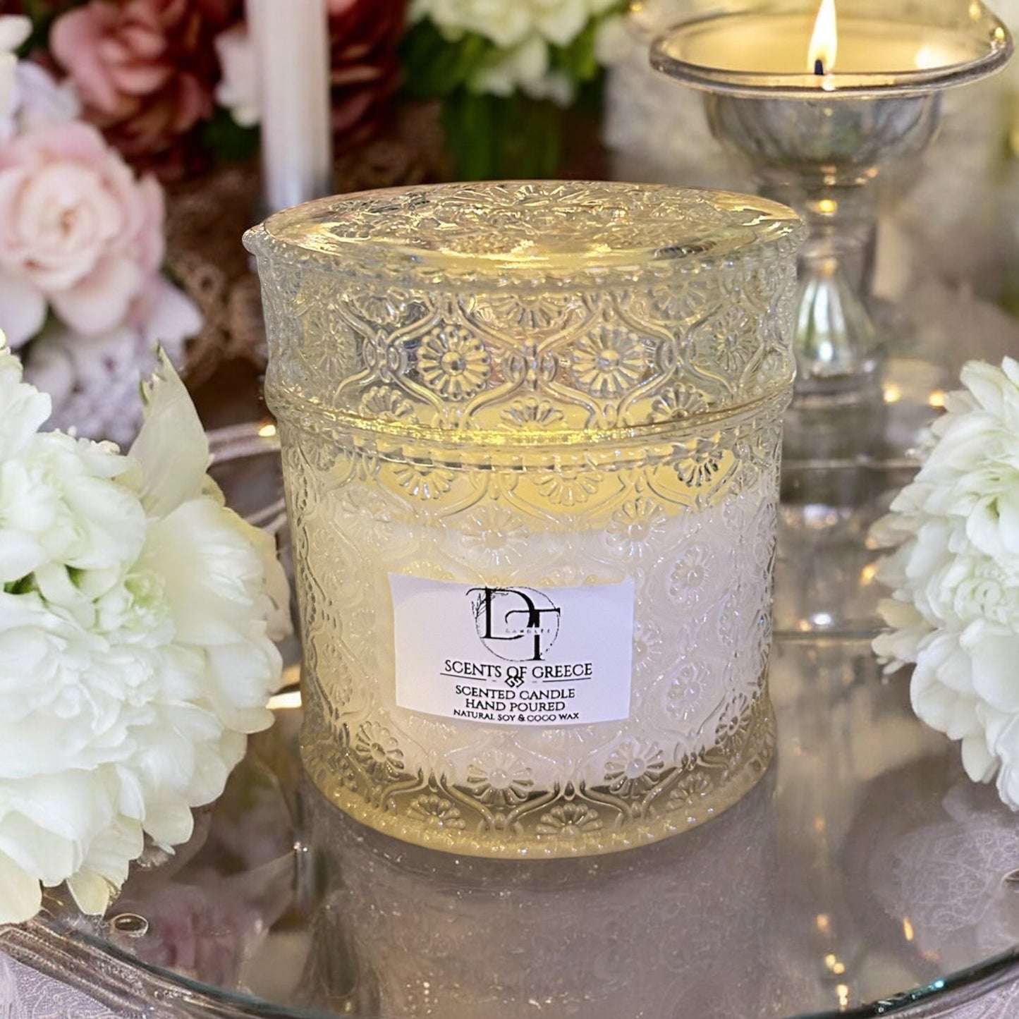 Arômes de la Grèce— Bougie Parfumée Méditerranéenne